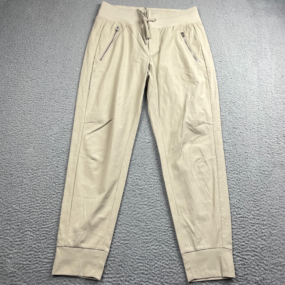 Athleta Pants Womens 6 Tan Trekkie North Jogger Mid Rise Ripstop Outdoor